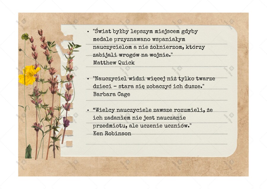 DZIEŃ NAUCZYCIELA GAZETKA