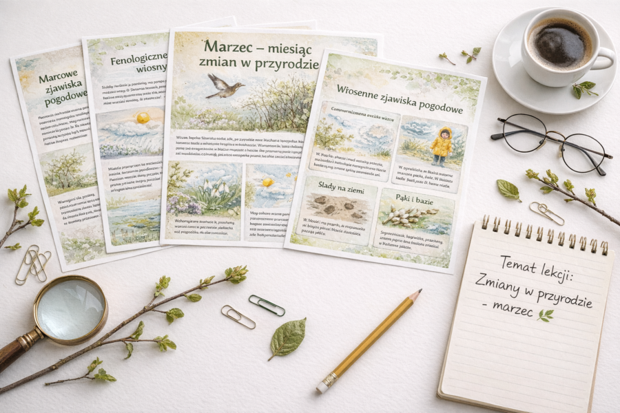Artykuł edukacyjny „Marzec – miesiąc zmian w przyrodzie”