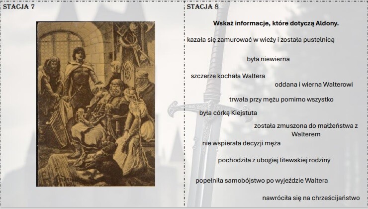 Stacje zadaniowe "Konrad Wallenrod"