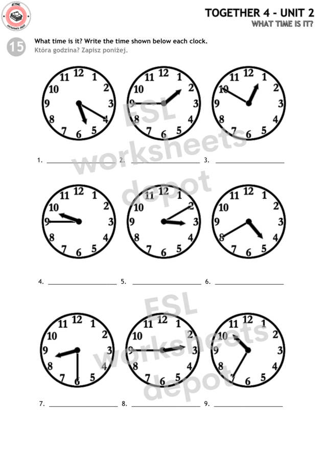 Together 4 Unit 2 - Vocabulary activities - NEW edition