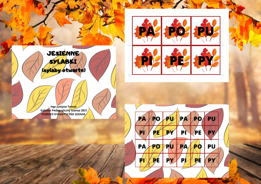 JESIENNE SYLABY ZESTAW