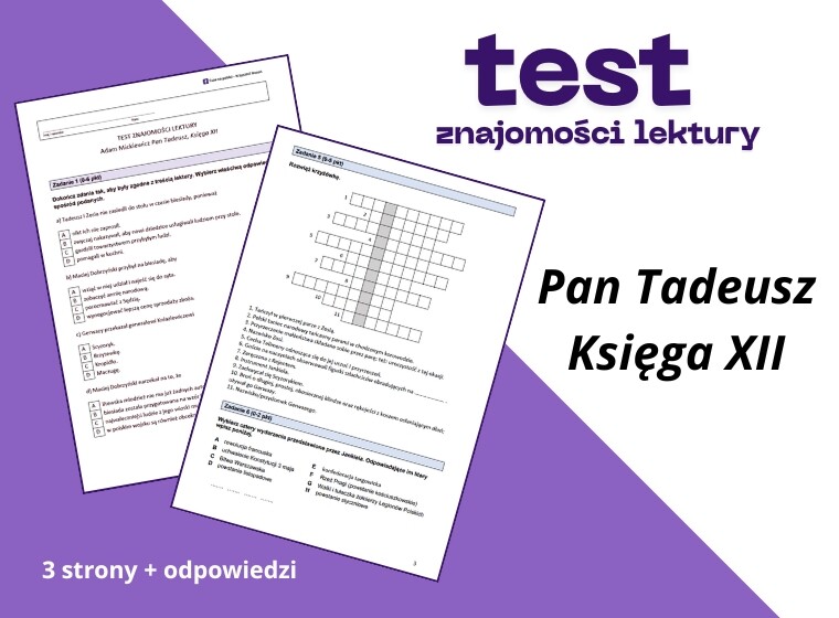 Test – „Pan Tadeusz”, Księga XII