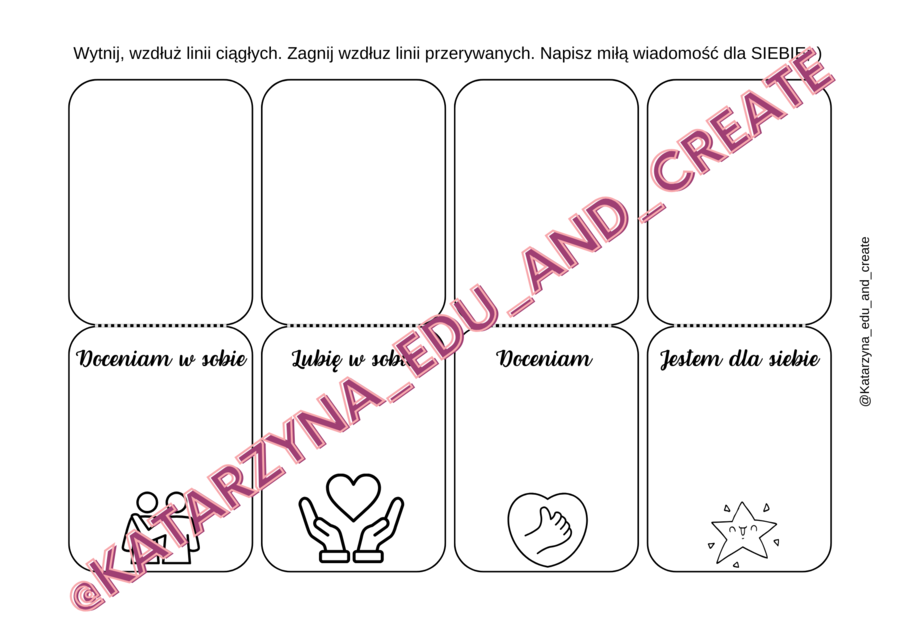 Nowy rok szkolny – karteczki z miłymi słowami