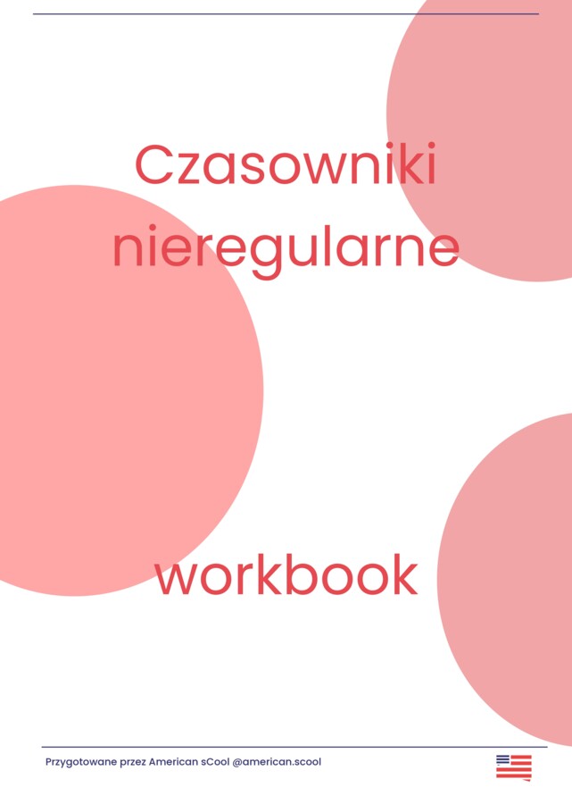 ANGIELSKI - Workbook czasowniki nieregularne