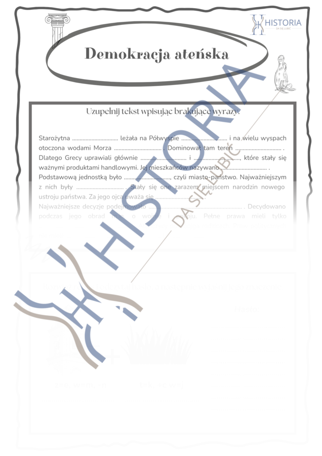 Karta pracy - Demokracja ateńska