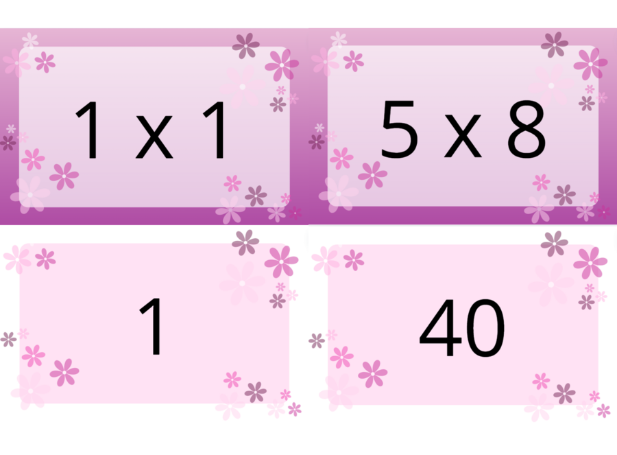 Fiszki - Tabliczka Mnożenia do 100