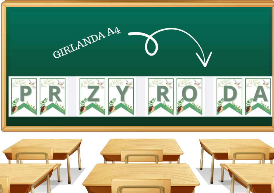 Girlanda- PRZYRODA- A4-PDF