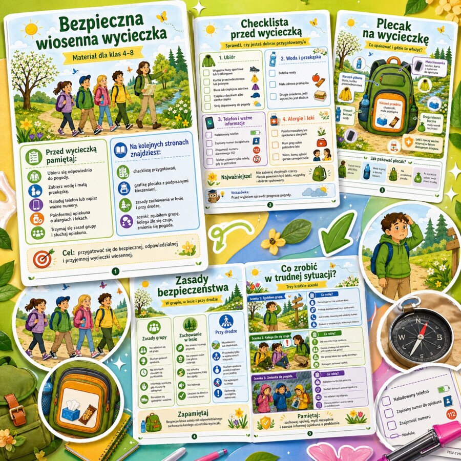 Bezpieczna wiosenna wycieczka