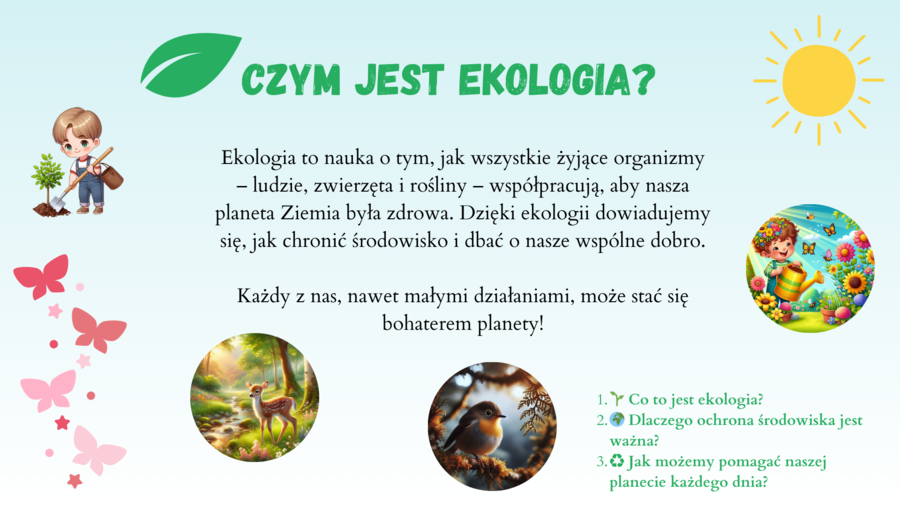 Prezentacja. Ochrona środowiska. Gatunki zagrożone. Segregacja śmieci. Recykling.