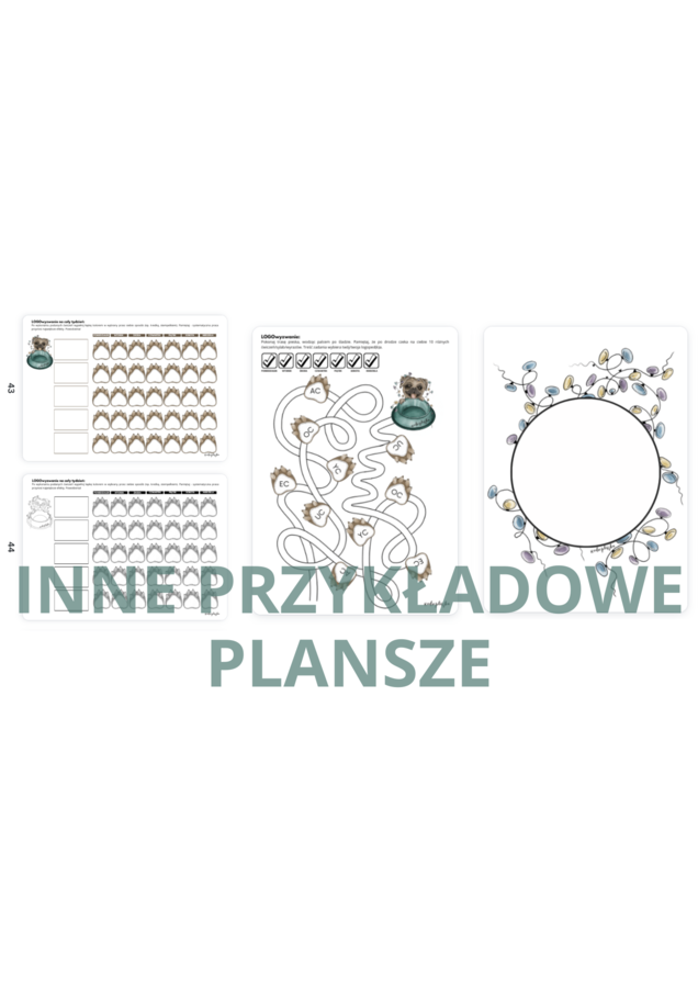 Bardzo głodny mops. Paczka logopedyczna: szereg szumiący i syczący