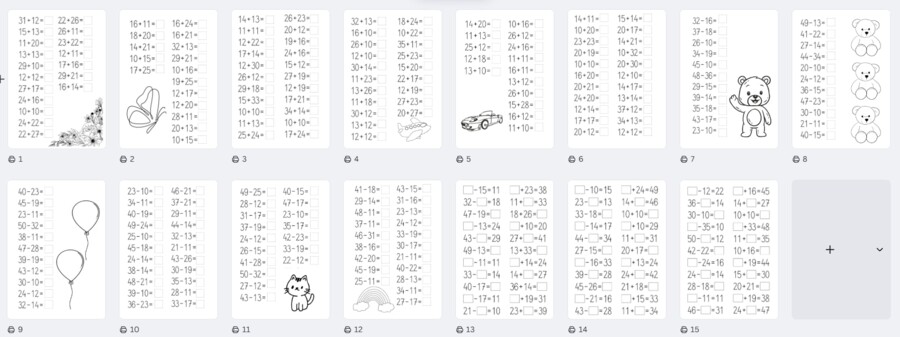 Dodawanie i odejmowanie w zakresie 50