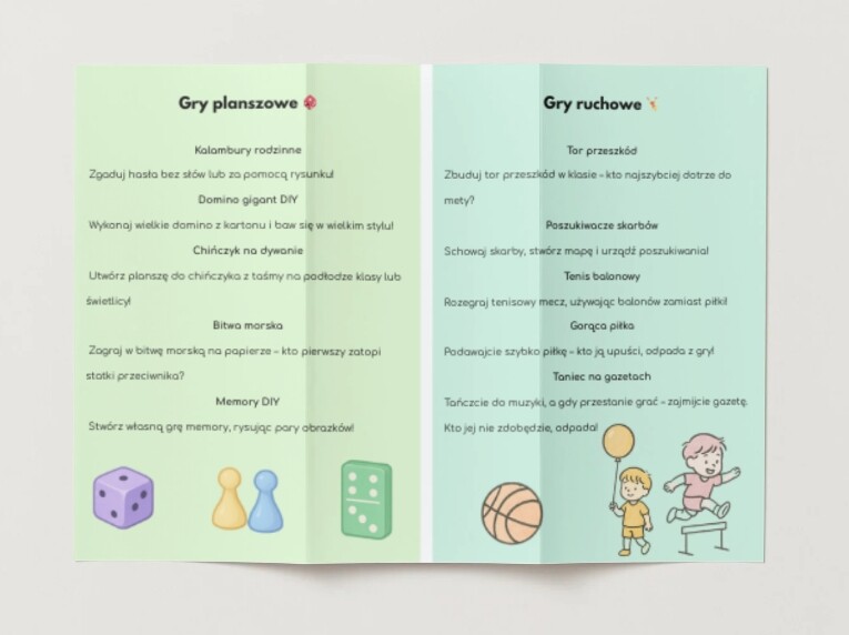 50 zabaw, które pokochają dzieci w deszczowe dni