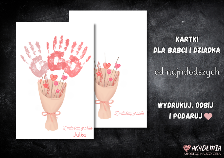 KARTKI DLA BABCI I DZIADKA