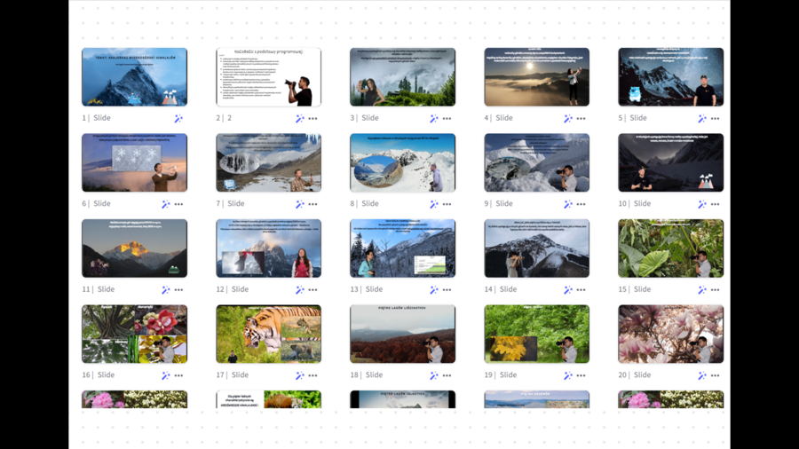 Prezentacja „Krajobraz wysokogórski Himalajów” w genially do edycji – geografia 5