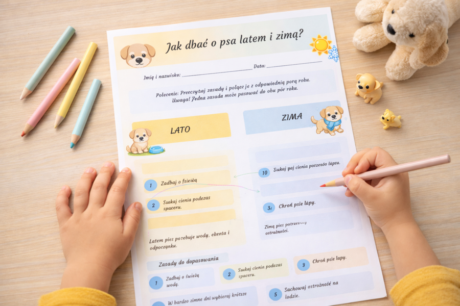 Jak dbać o psa latem i zimą?