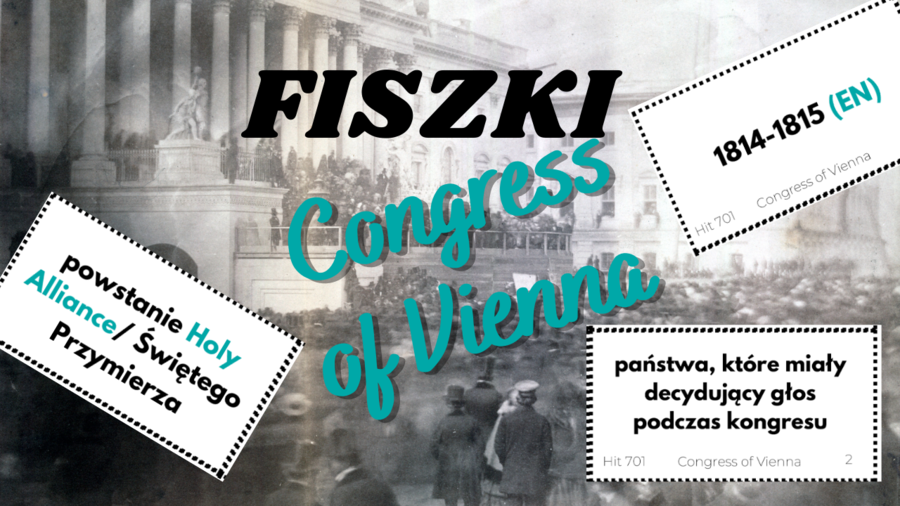 Kongres Wiedeński z elementami języka angielskiego
