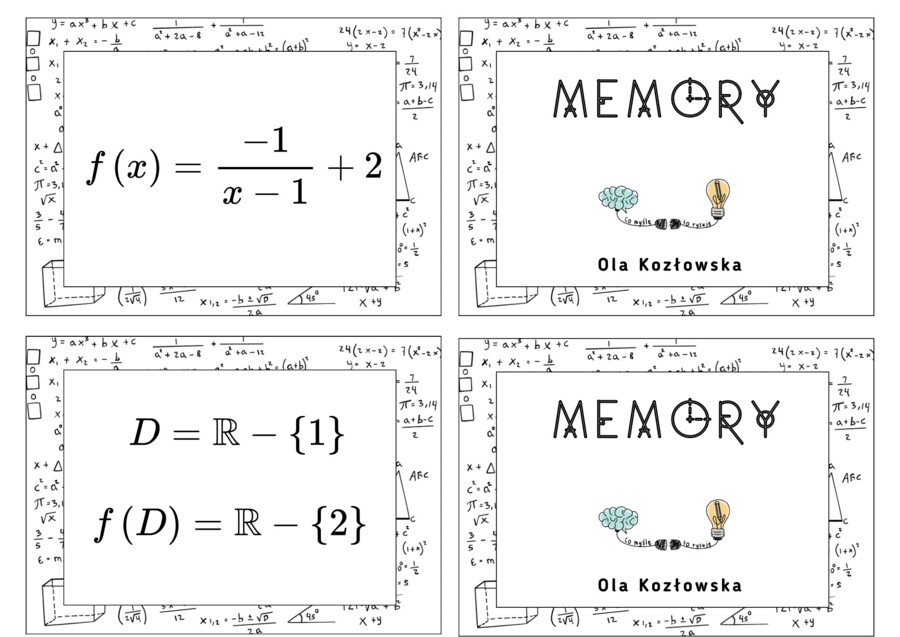 Memory funkcja wymierna