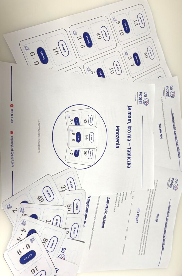 Ja mam, kto ma? – Tabliczka mnożenia