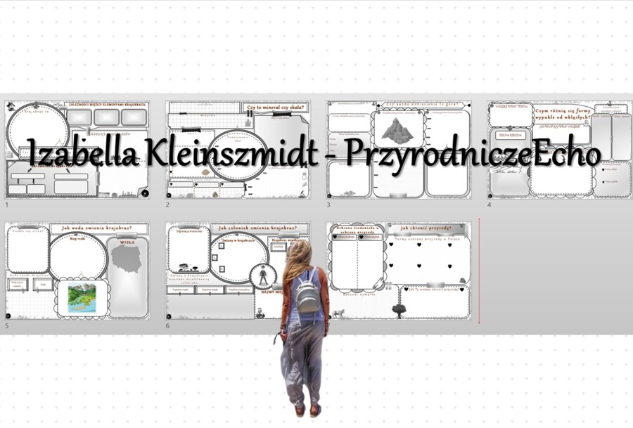 Zestaw kart pracy do działu „Krajobrazy wokół nas”. Karty pracy wykonane w power point – można edytować. Przyroda 4, na podstawie wydawnictwa WSiP