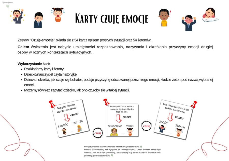 Karty Czuję Emocje
