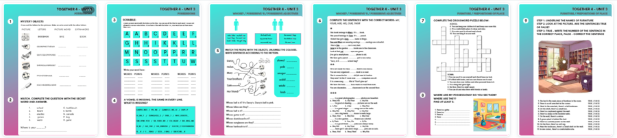 Together klas 4 Unit 3 - materiały dodatkowe do języka angielskiego