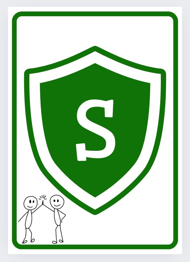 Samorząd Uczniowski - napis, girlanda, tablica, dekoracja