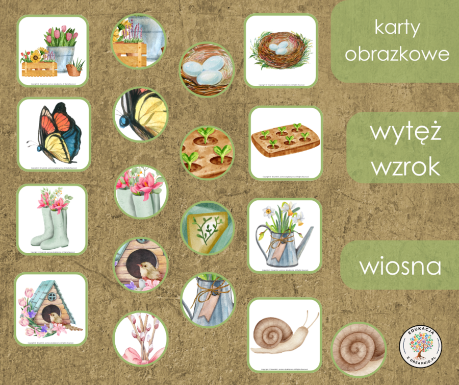 Gra - wytęż wzrok - wiosna