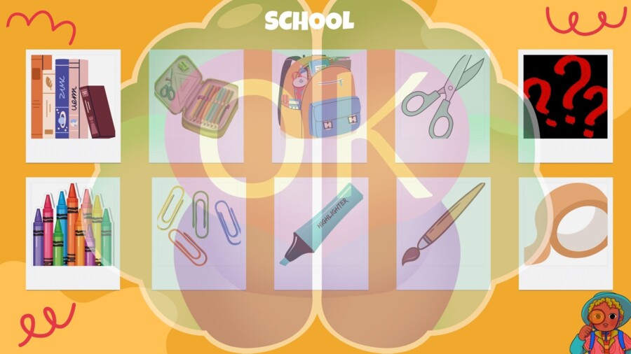 What's missing– Dynamiczna gra na zajęcia języka angielskiego