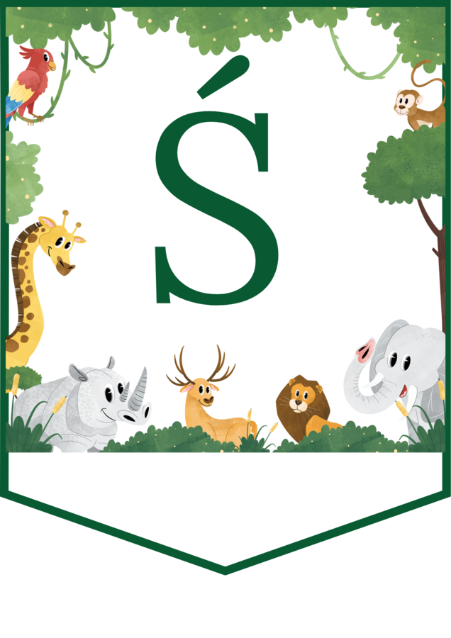 DZIEŃ ZWIERZĄT - girlanda – gazetka –biblioteka - wersja 2