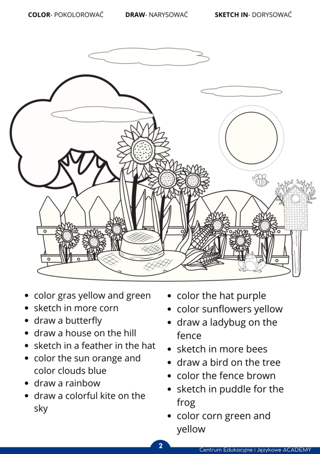 In the garden. Lekcja: Spring and garden