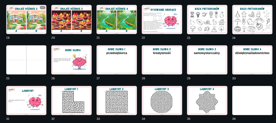 Skoncentruj się - ćwiczenia wspierające koncentrację