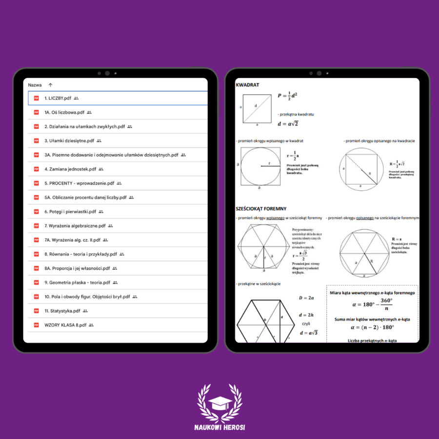Notatki 8-klasisty - Matematyka