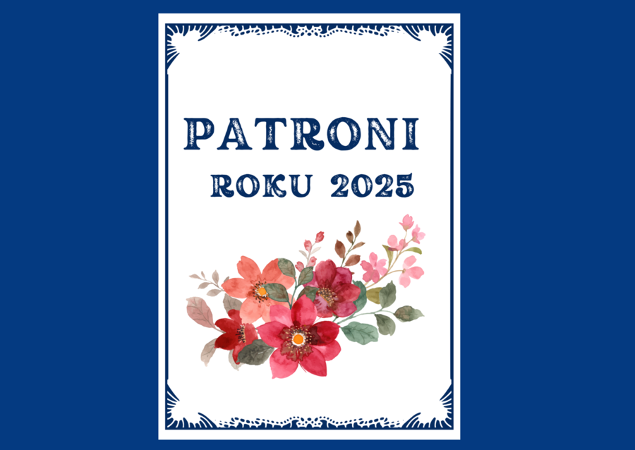 PATRONI ROKU 2025 – gazetka – biblioteka – język polski – 11 stron – wersja 3