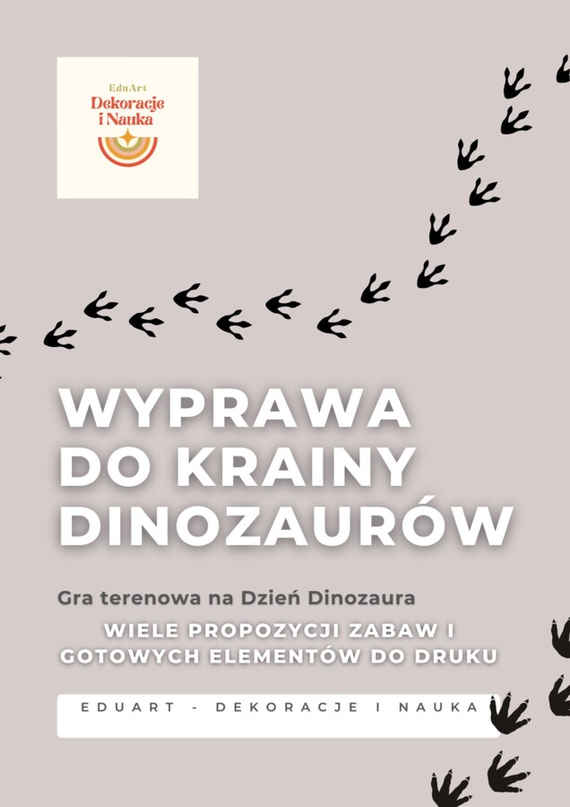 Dzień Dinozaura - Gra terenowa + zabawy