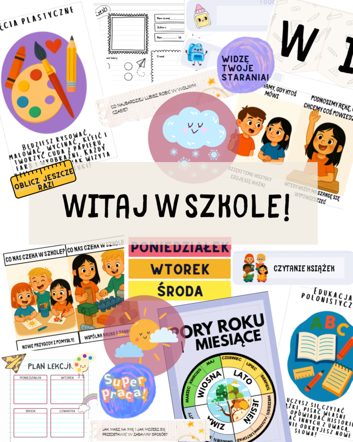 Pakiet Witaj w Szkole/ Nowa szkoła/ Rozpoczęcie roku szkolnego