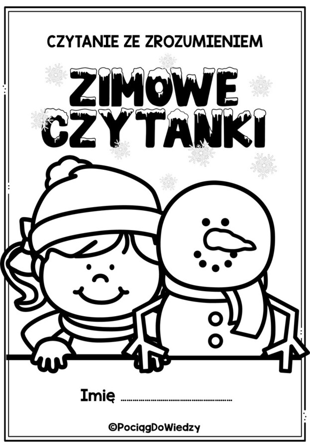 Czytanie ze zrozumieniem - Zimowe czytanki