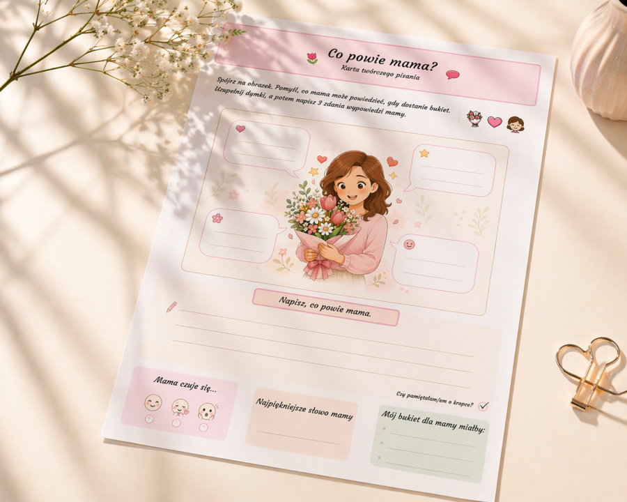 Co powie mama? – karta twórczego pisania