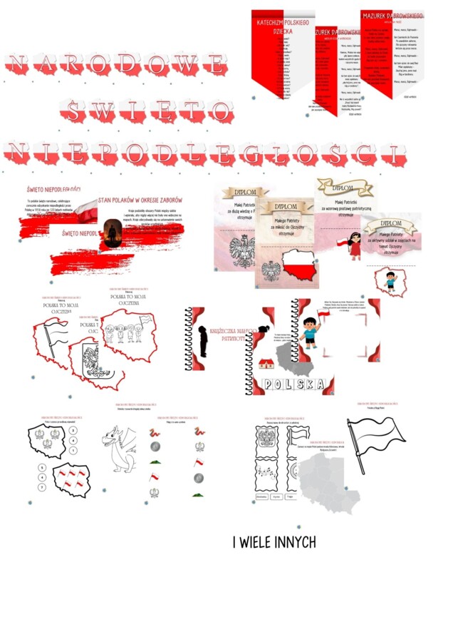 PAKIET MATERIAŁÓW NA LISTOPAD WEDŁUG KALENDARZA ŚWIĄT I DNI NIETYPOWYCH.