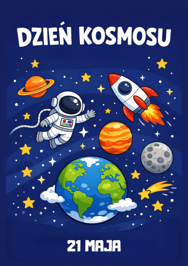 Kosmiczna wyprawa – karty pracy dla dzieci (PDF do druku)