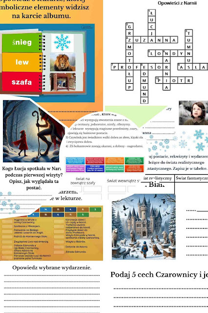 Stacje zadaniowe do „Opowieści z Narnii” – lekcja pełna współpracy i emocji