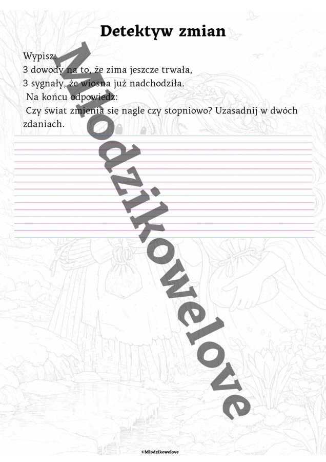 Nie każda wiosna przychodzi od razu- zestaw kreatywnych zadań