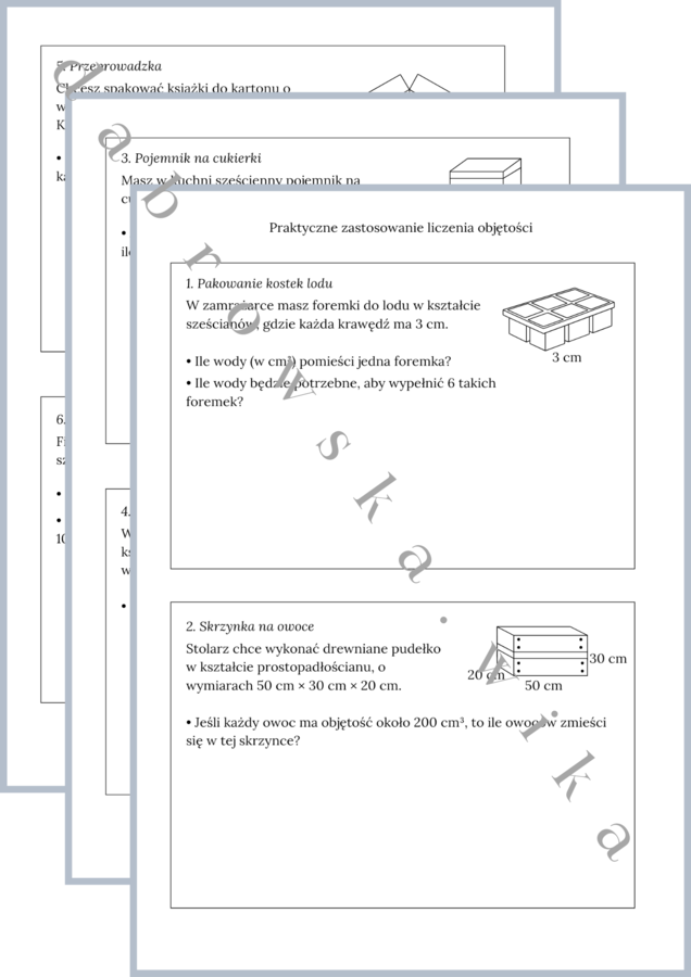 Praktycznie zastosowanie liczenia objętości