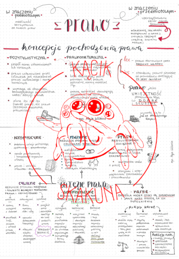 Definicja prawa + gałęzie prawa - HISTORIA I TERAŹNIEJSZOŚĆ/WIEDZA O SPOŁECZEŃSTWIE