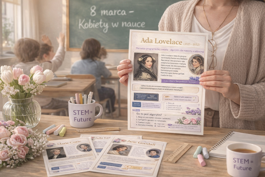 Dzień Kobiet – plakaty inspirujące kobiety nauki