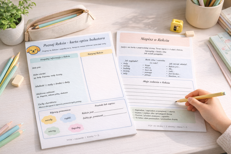 Poznaj Reksia – karta opisu bohatera