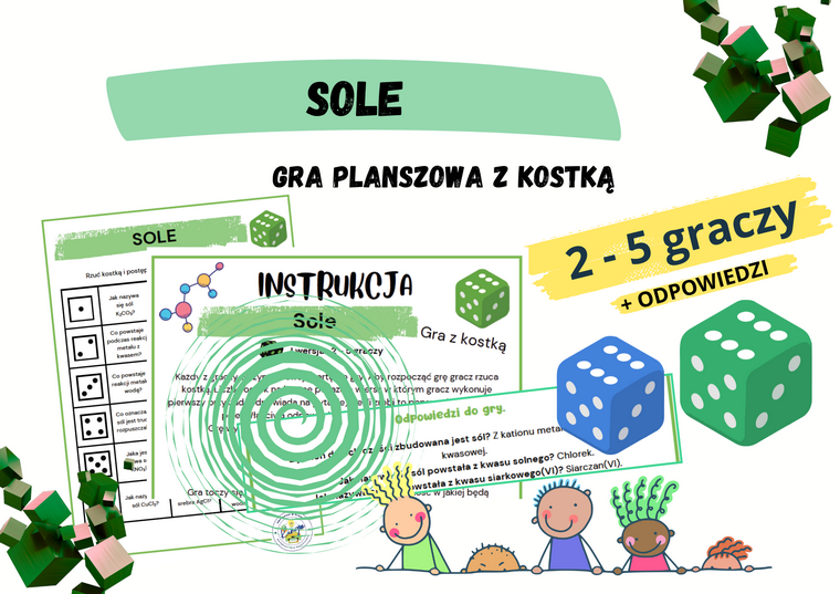 Sole - gra planszowa z kostką