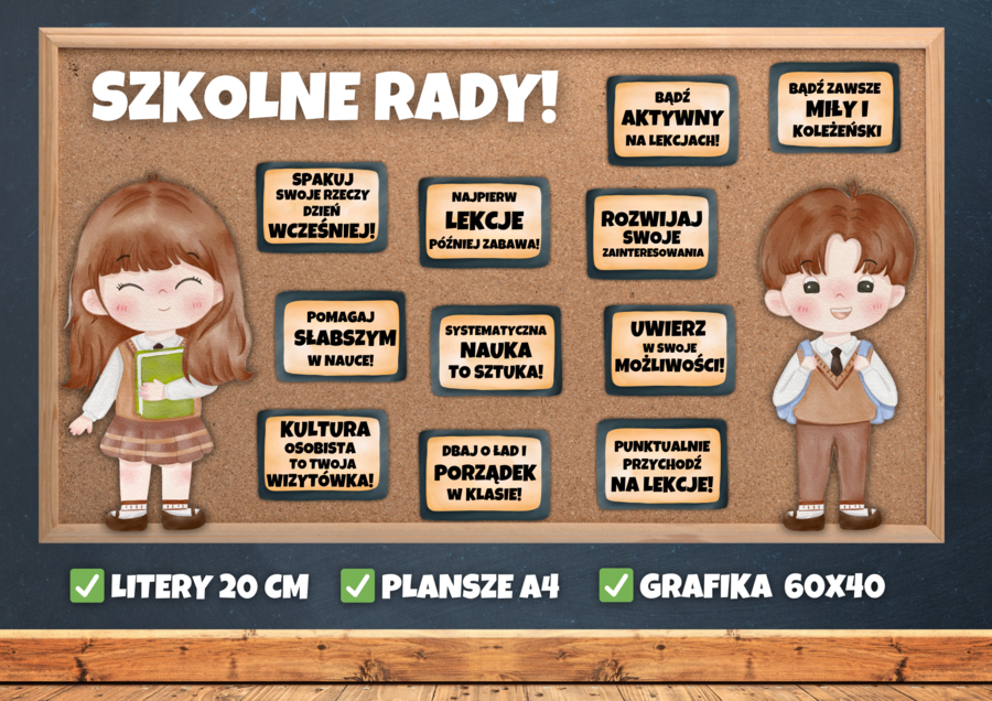 Gazetka szkolna - SZKOLNE DOBRE RADY!