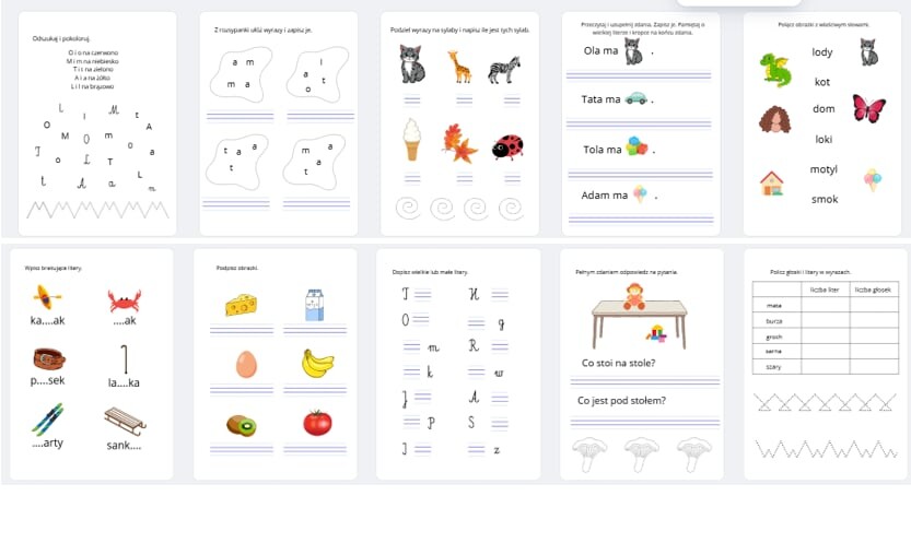 Zadania dla pierwszaka