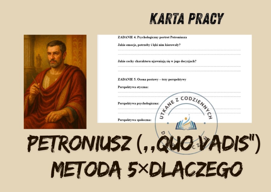 KARTA PRACY – PETRONIUSZ („QUO VADIS”) Metoda 5×DLACZEGO