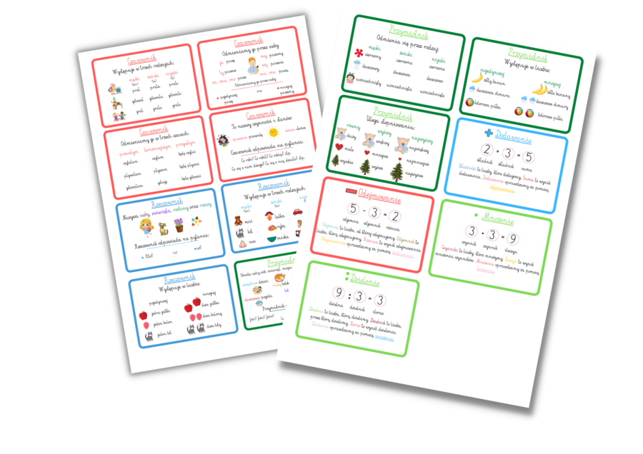 Części mowy - wklejki